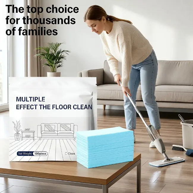 🔥100PCS Multi-Surface Floor Cleaning Tablets – Concentrated Cleaner for Hardwood, Tile, Laminate & More