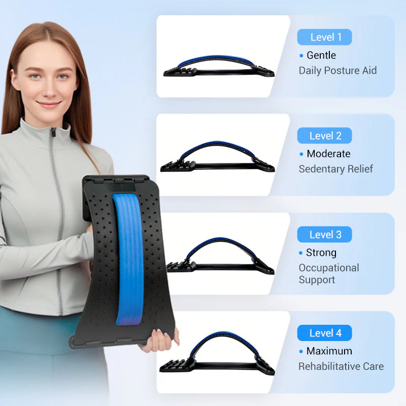 🏆🌸Limited-time Special Price:£7.99!!!⏰Magnetic Therapy Acupuncture Massage Lumbar Stretcher
