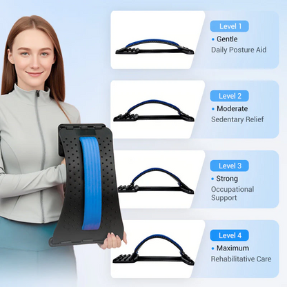 🏆🌸Limited-time Special Price:£7.99!!!⏰Magnetic Therapy Acupuncture Massage Lumbar Stretcher