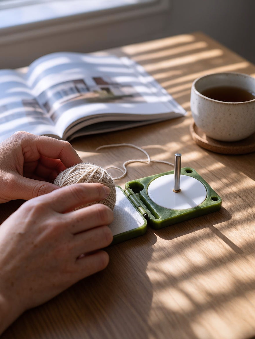 🧶Portable Yarn Holder for Crochet & Knitting