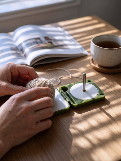 🧶Portable Yarn Holder for Crochet & Knitting
