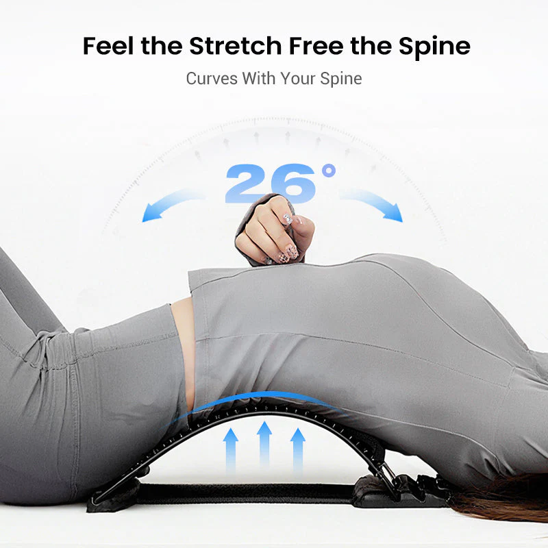 🏆🌸Limited-time Special Price:£7.99!!!⏰Magnetic Therapy Acupuncture Massage Lumbar Stretcher