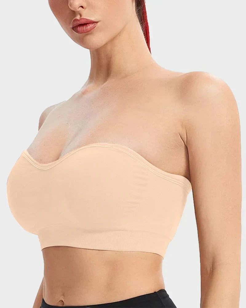 2026 New🔥BUY 1 GET 1 FREE🔥Non-Slip Bandeau Seamless Wireless Strapless Bra