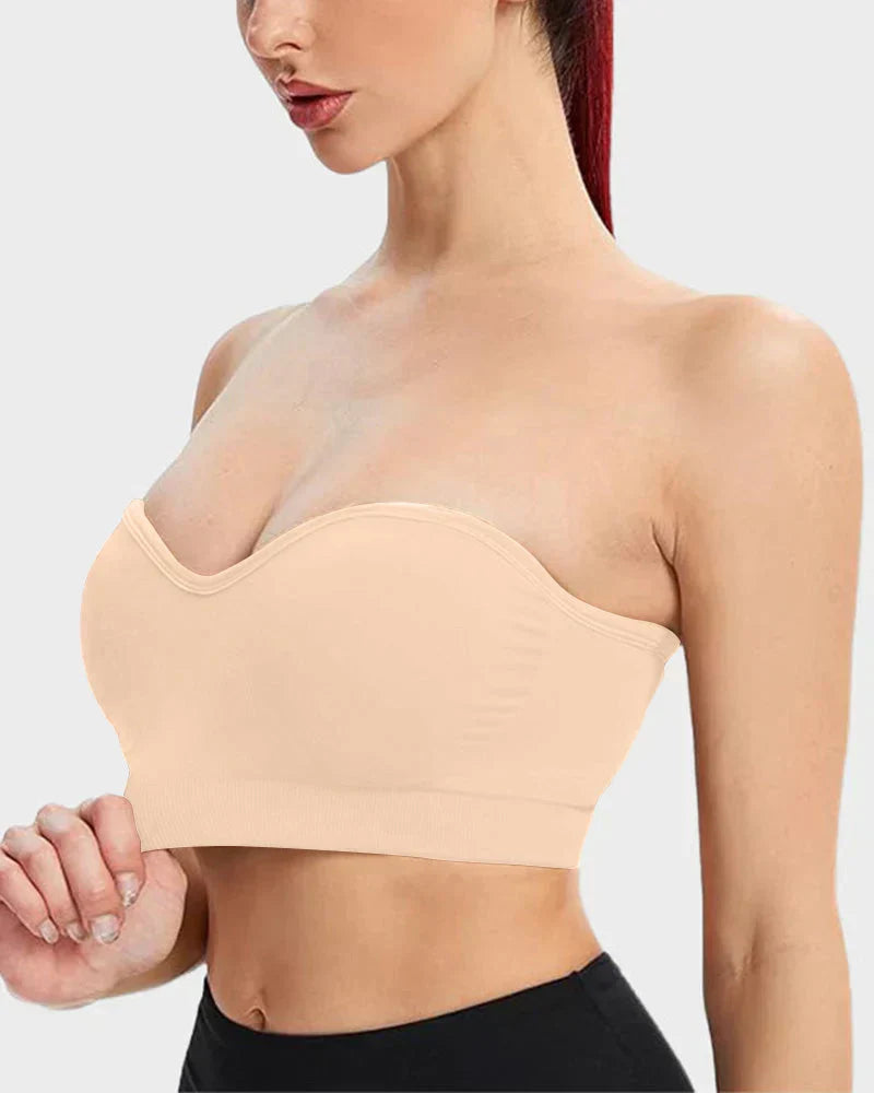 2026 New🔥BUY 1 GET 1 FREE🔥Non-Slip Bandeau Seamless Wireless Strapless Bra