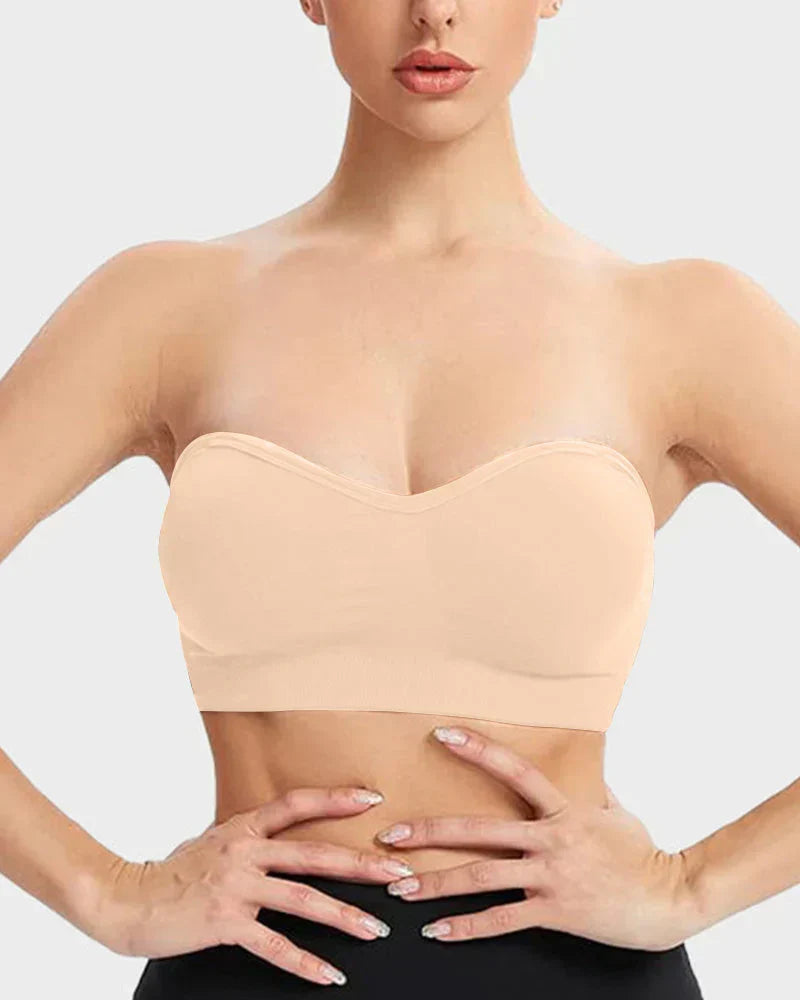2026 New🔥BUY 1 GET 1 FREE🔥Non-Slip Bandeau Seamless Wireless Strapless Bra