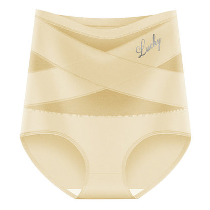 💖Hot Sale-Buy 1 Get 3 Packs💖Plus-Size High-Waist Cross Tummy Control Panties