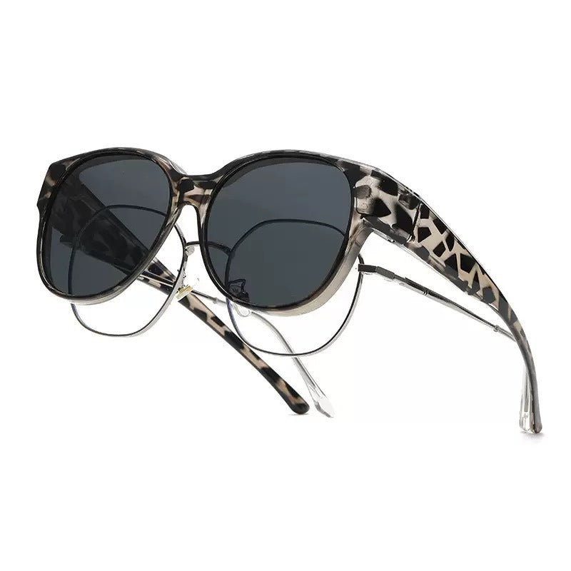 🎉LIMITED SALE: ONLY ￡9.99!!😎UV400 Protection Fit Over Glasses Sunglasses