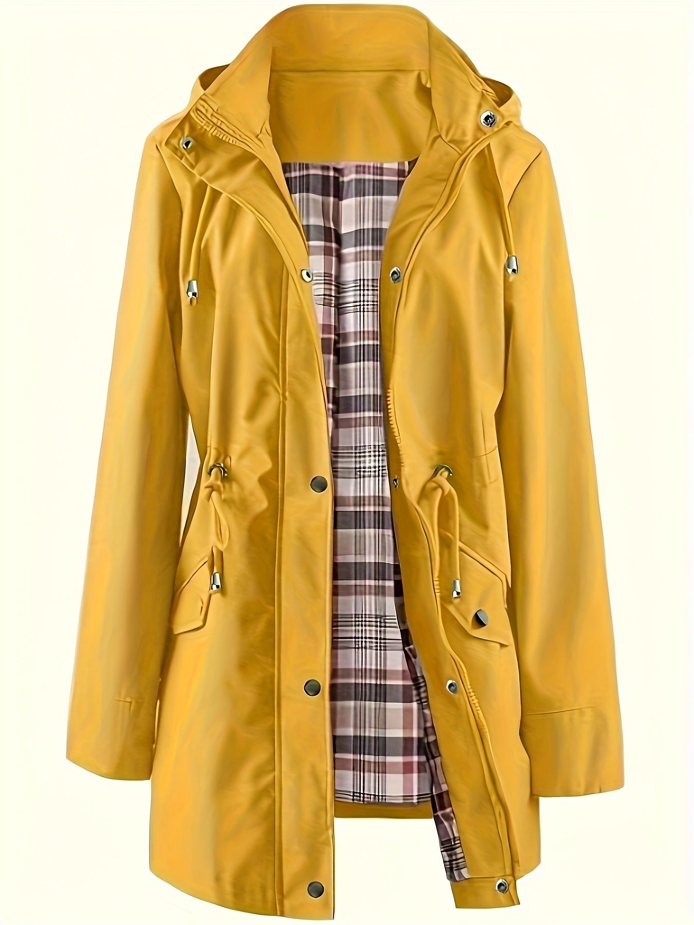 HOT SALE 77% OFF🔥Solid Color Casual Jackets, Waterproof and Windproof Coats, Hooded Windbreakers