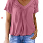 ⏳ Limited Time 50% Off!💐Women's Casual V Neck Basic T-shirt