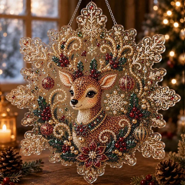 🥰Hot Sale-60% OFF🎅Christmas Diamond Art Hanging Kit