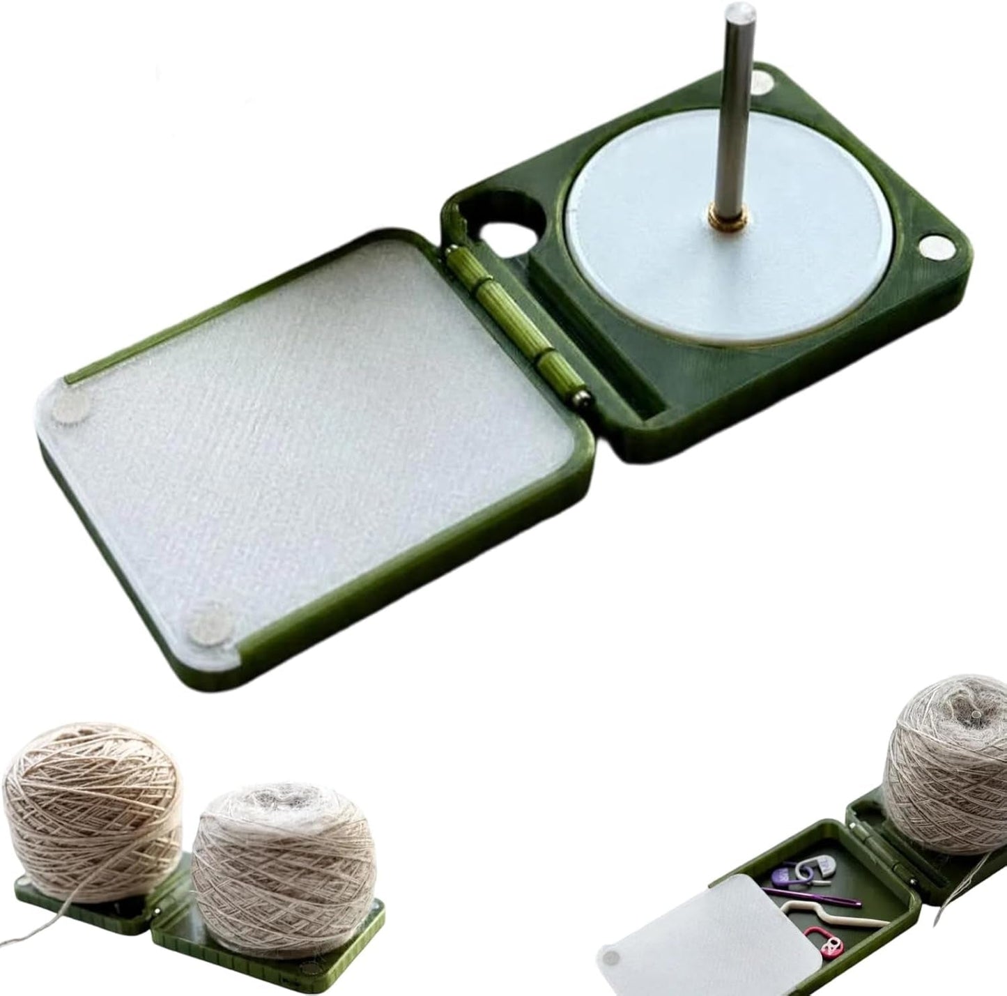 🧶Portable Yarn Holder for Crochet & Knitting