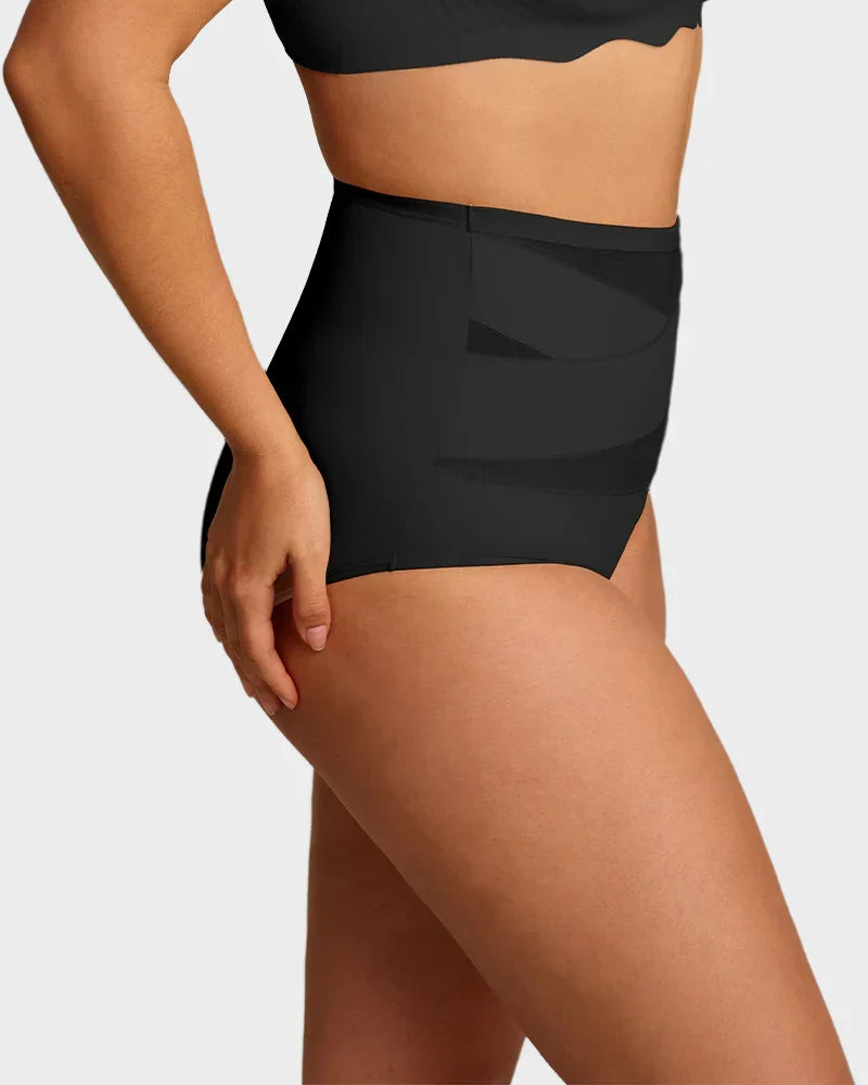 💖Hot Sale-Buy 1 Get 3 Packs💖Plus-Size High-Waist Cross Tummy Control Panties