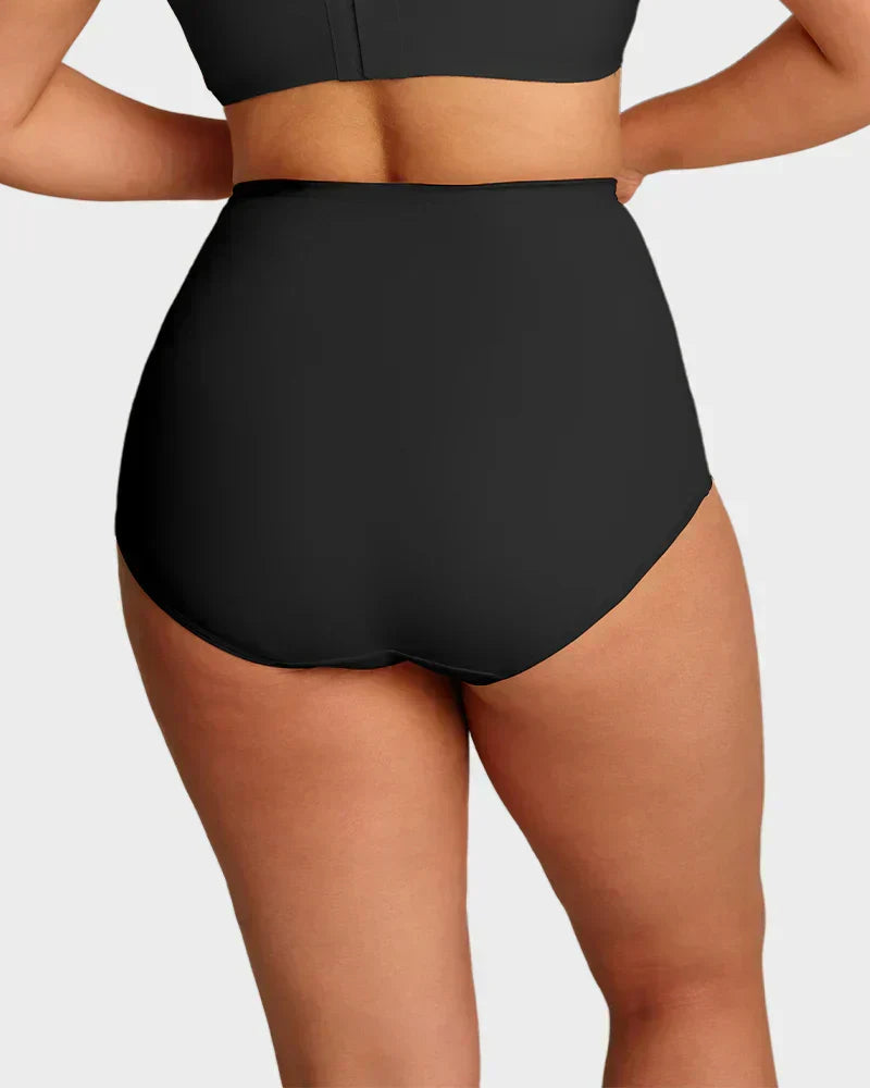 🌸 Last Day Special Price £9.99 ! 🔥Buy 1 Get 1 Free🎁Plus-Size High-Waist Cross Tummy Control Panties