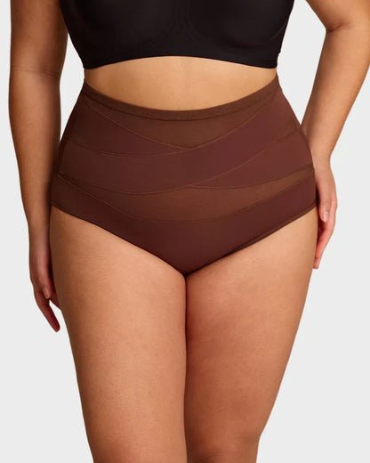 💖Hot Sale-Buy 1 Get 3 Packs💖Plus-Size High-Waist Cross Tummy Control Panties