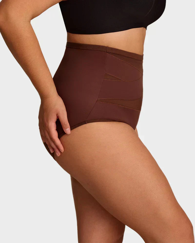 🌸 Last Day Special Price £9.99 ! 🔥Buy 1 Get 1 Free🎁Plus-Size High-Waist Cross Tummy Control Panties