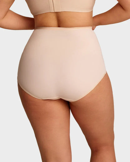 💖Hot Sale-Buy 1 Get 3 Packs💖Plus-Size High-Waist Cross Tummy Control Panties