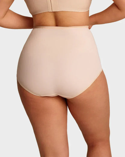 🌸 Last Day Special Price £9.99 ! 🔥Buy 1 Get 1 Free🎁Plus-Size High-Waist Cross Tummy Control Panties