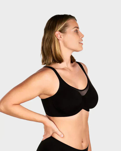 ⏳Last Day Special Price £8.99💐Women's Elegant Sheer Full Coverage Plus Size Bra