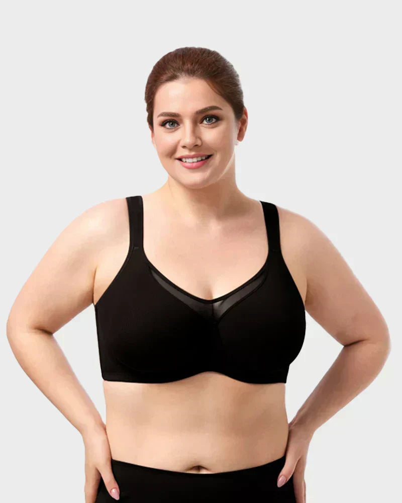⏳Last Day Special Price £8.88💐Women's Elegant Sheer Full Coverage Plus Size Bra