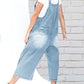 🔥Zeitlich begrenzter Verkauf 49% Rabatt💕Niedlicher lässiger Damen-Jumpsuit mit Knöpfen, zerrissene Jeans-Latzhose