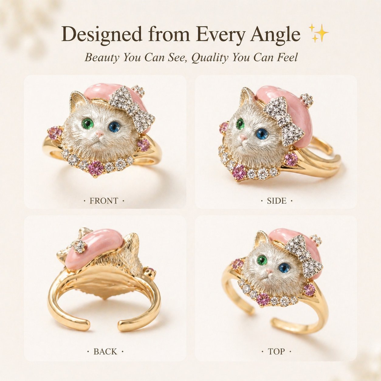 🐱Cute Cat Ring💍