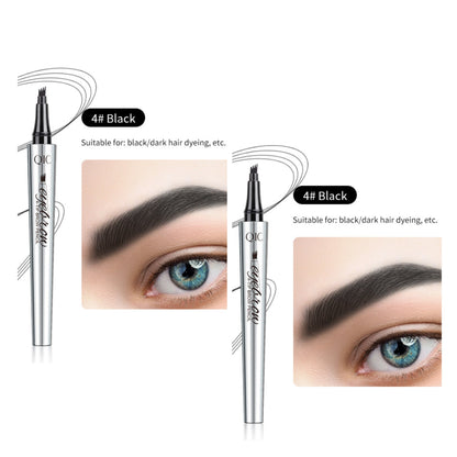 🎉 Oferta increíble 80% DE DESCUENTO🔥¡Compra 1 y llévate 1 gratis!💎¡Resistente al agua y 4 puntas para cejas naturales!
