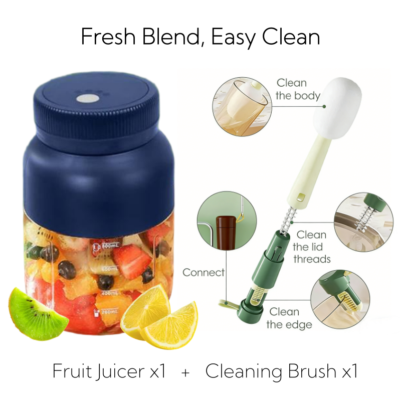⏳LAST DAY SALE ONLY 15.99!!🔥1300ml Large Capacity Electric Fruit Juicer🌿✨