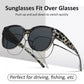 🎉LIMITED SALE: ONLY ￡9.99!!😎UV400 Protection Fit Over Glasses Sunglasses