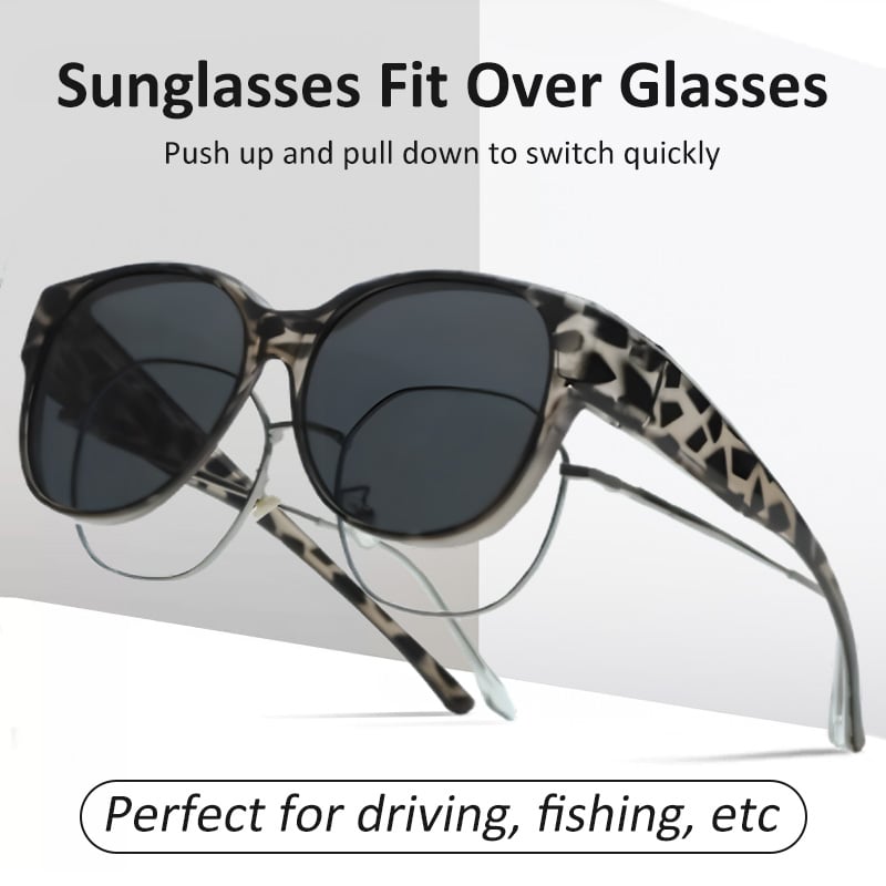 🎉LIMITED SALE: ONLY ￡9.99!!😎UV400 Protection Fit Over Glasses Sunglasses