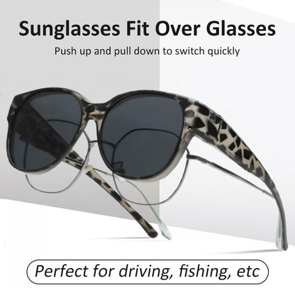 🎉LIMITED SALE: ONLY ￡9.99!!😎UV400 Protection Fit Over Glasses Sunglasses