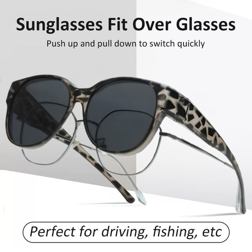 🎉LIMITED SALE: ONLY ￡9.99!!😎UV400 Protection Fit Over Glasses Sunglasses