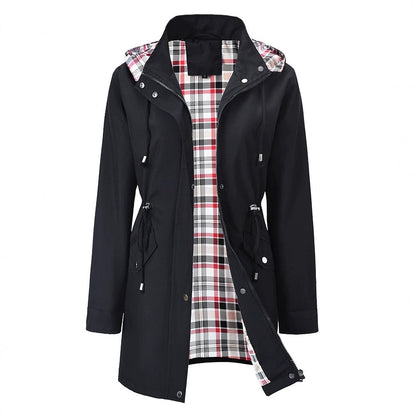 HOT SALE 77% OFF🔥Solid Color Casual Jackets, Waterproof and Windproof Coats, Hooded Windbreakers