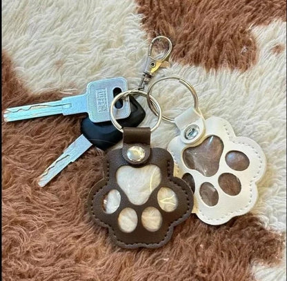 (10pcs)BUY 5 GET 5 FREE💖Leather Pet Memorial Keychain  🐾 Keep Their Memory Close, Always
