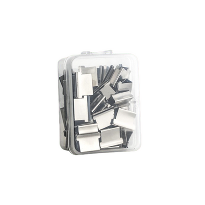 📎 2-Pack Portable Binder Clip Stapler + 100 Clips – Non-Destructive Paper Clamp Dispenser for Office, Home & School 🏫✏️