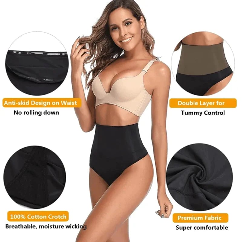 🔥Buy 1 Get 1 Free🔥70% OFF👙High Waist Tummy Control Shapewear Panties