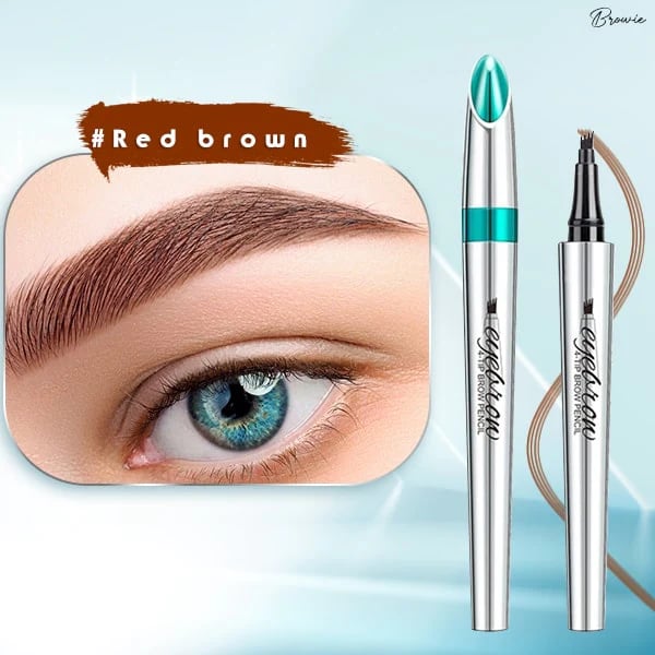 🎉 Oferta increíble 80% DE DESCUENTO🔥¡Compra 1 y llévate 1 gratis!💎¡Resistente al agua y 4 puntas para cejas naturales!