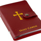 ✝️ Catholic Genuine Leather Holy Card Holder – Pocket Prayer Card Organizer with Snap Closure