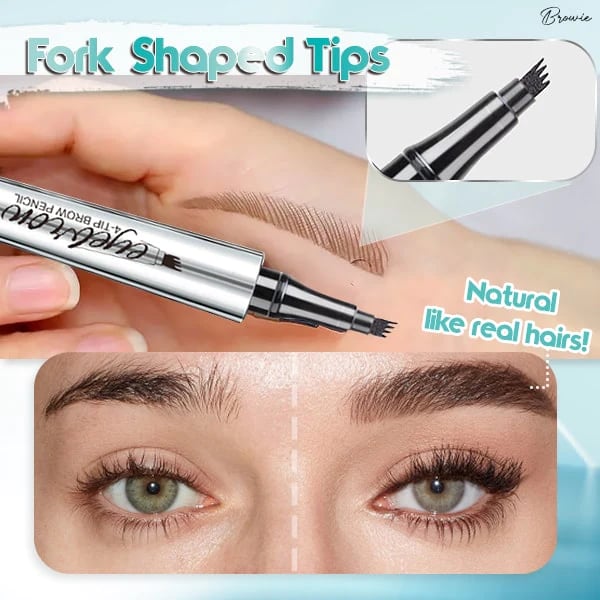 🎉 Oferta increíble 80% DE DESCUENTO🔥¡Compra 1 y llévate 1 gratis!💎¡Resistente al agua y 4 puntas para cejas naturales!