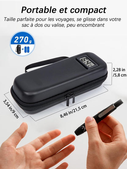🔥Refrigerant travel kit for insulin with temperature display Temperature monitoring in real time
