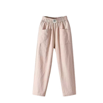 🔥 Hot Sale! 2026 New Women's Loose Pants – Elastic High Waist, Soft & Breathable. 50% OFF TODAY！