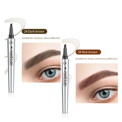 🎉 Oferta increíble 80% DE DESCUENTO🔥¡Compra 1 y llévate 1 gratis!💎¡Resistente al agua y 4 puntas para cejas naturales!