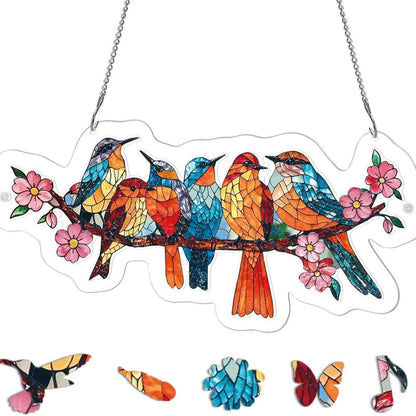 🔥LAST DAY 49% OFF ☀️🛍️Acrylic Jigsaw Puzzle Suncatcher 80 Pieces