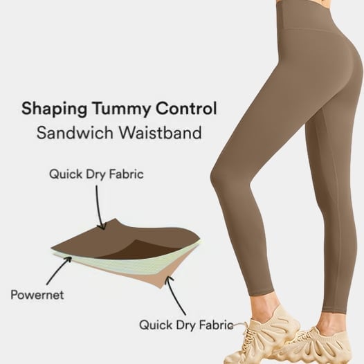 ✨Last Day Special Price £10.99!!😍High Waisted Tummy Control Shaping Training Leggings