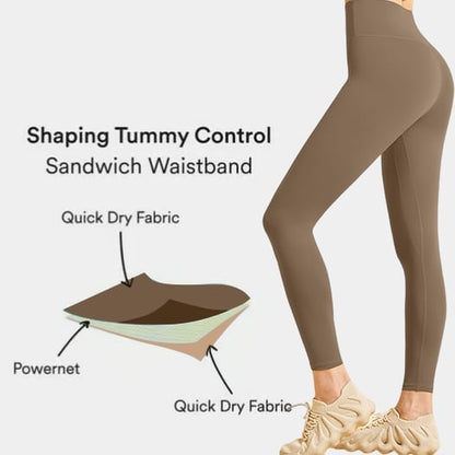 ✨Last Day Special Price £10.99!!😍High Waisted Tummy Control Shaping Training Leggings