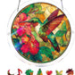 Acrylic Jigsaw Puzzle Suncatcher - Glowing Feather Haven