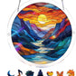 Acrylic Jigsaw Puzzle Suncatcher - Glowing Feather Haven