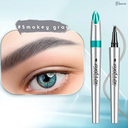 🎉 Oferta increíble 80% DE DESCUENTO🔥¡Compra 1 y llévate 1 gratis!💎¡Resistente al agua y 4 puntas para cejas naturales!