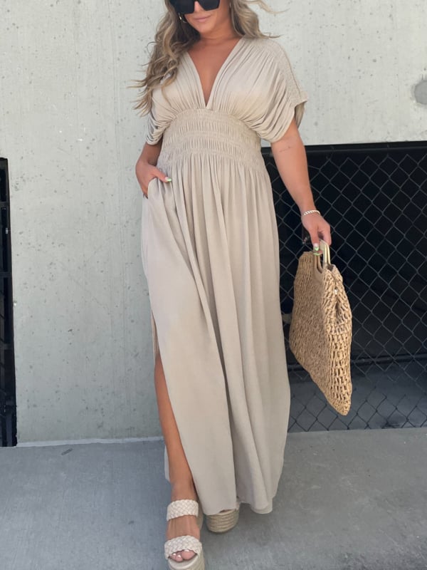 Hot Sale 50% OFF💗New fashion Slit effortless long dress