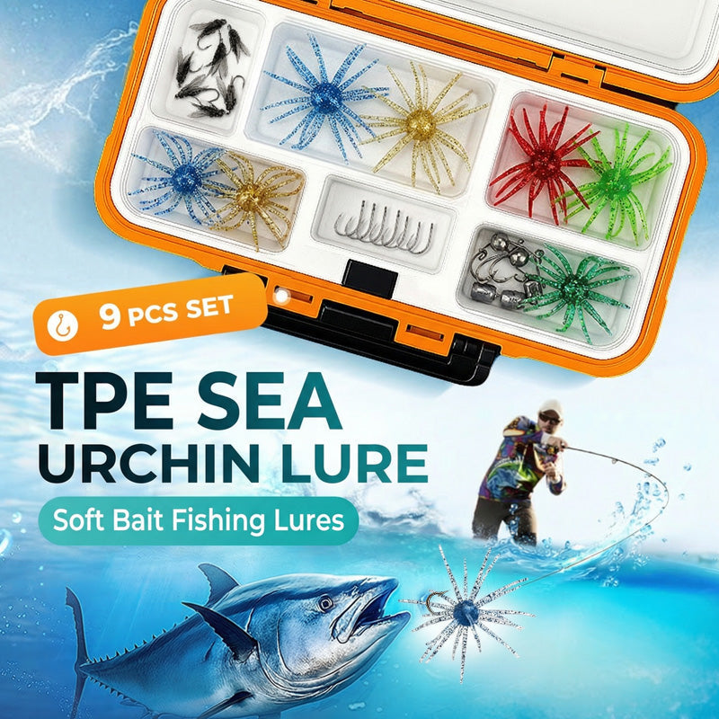 Bionic Sea Urchin Soft Fishing Lure（2pcs）