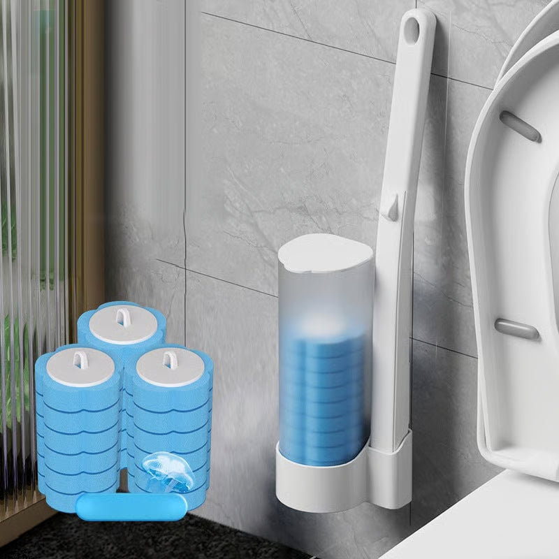 🚽💦Hands-Free Cleaning Gadget🧽Disposable toilet cleaning tool
